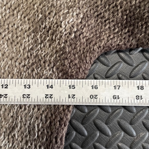 Fenn Wright Manson Wool Blend Brown Knitted Cowl Neck Pullover Sweater Women XS - Picture 5 of 7